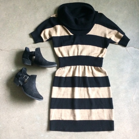 SALE: Cozy Chic Loft Cowl Neck Chic Sweater Dress - Picture 5 of 7